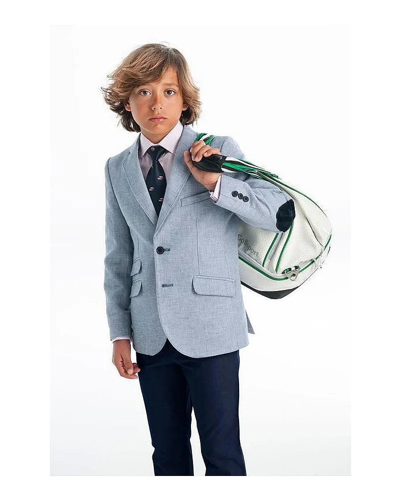 AMERICANA REGULAR FIT ALGODON LINO (MARINO) AMERICANA REGULAR FIT ALGODON LINO (MARINO)