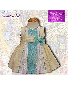 VESTIDO CEREMONIA BEBE BEIG