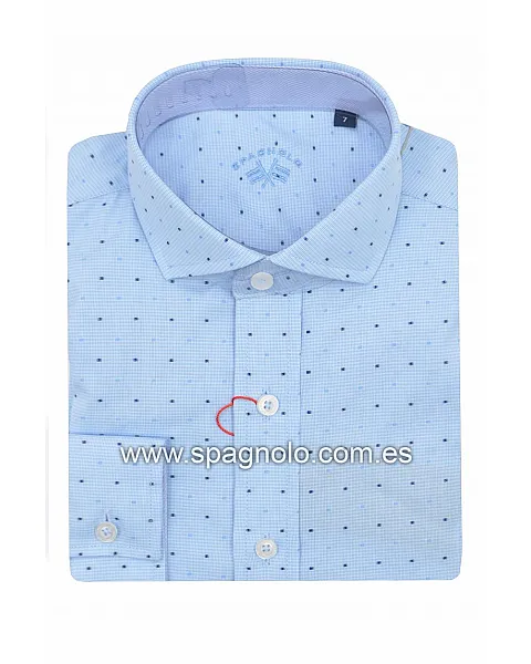 CAMISA JACQUARD CUTAWAY