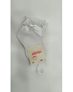 CALCETIN HILO BEBE BLANCO