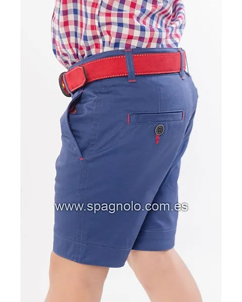 SPAGNOLO BERMUDA GABARDINA ELASTANO