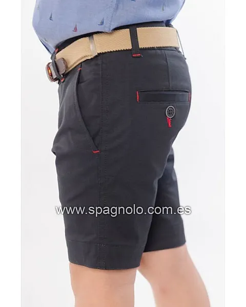 SPAGNOLO BERMUDA GABARDINA ELASTANO