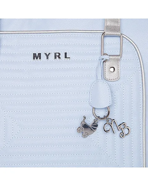 Bolso de bebé en polipiel acolchado