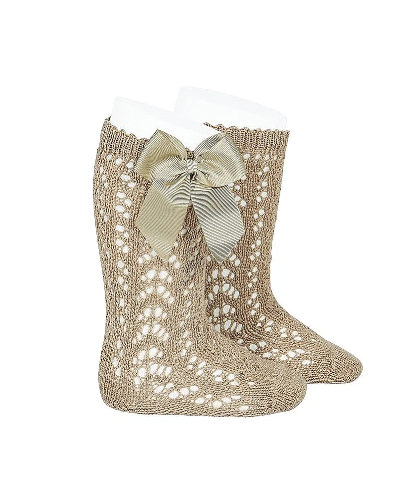 CALCETIN CALADO ALTO MOÑAS CAMEL