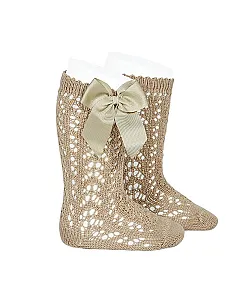 CALCETIN CALADO ALTO MOÑAS CAMEL