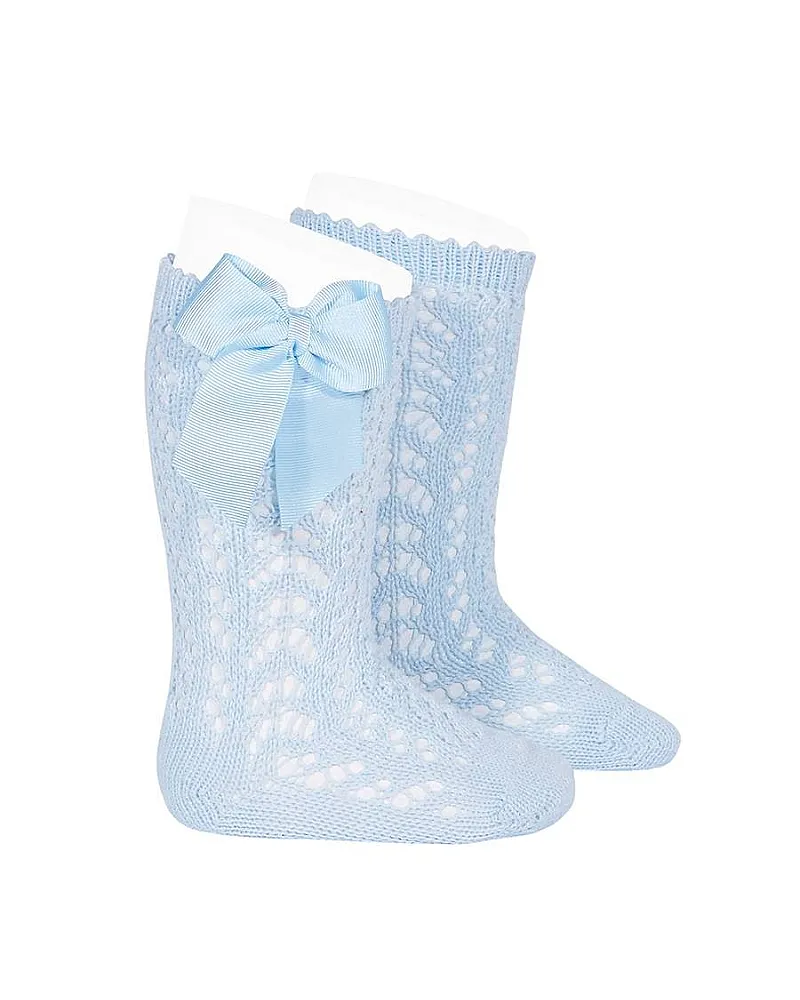 CALCETIN CALADO ALTO MOÑAS CELESTE