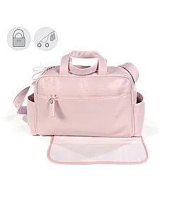 BOLSA CANASTILLA ACOLCHADA AZUL INES