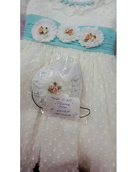 PLUMA VESTIDO + TOCADO