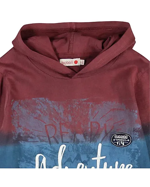 CAMISETA PUNTO CON CAPUCHA