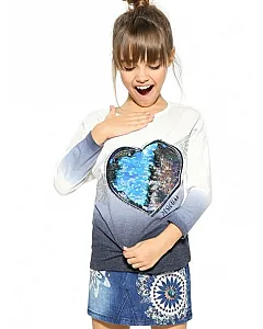 DESIGUAL CAMISETA LENTEJUELA REVERSIBLE