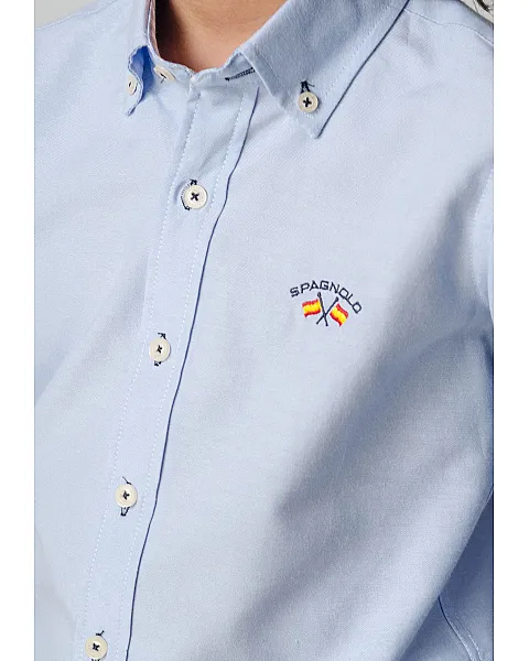  CAMISA CUELLO BOTON BASICA OXFORD 4068 C/000060