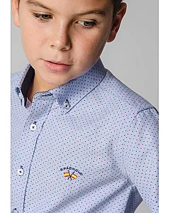  CAMISA CUELLO BOTON OXFORD ESTAMPADO 4525 C/000721