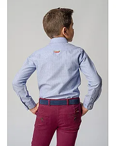  CAMISA CUELLO BOTON OXFORD ESTAMPADO 4525 C/000721