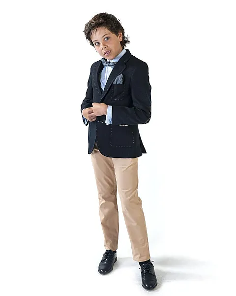 PANTALON CHINO SARGA LARGO (MARINO)