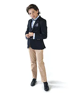 PANTALON CHINO SARGA LARGO (MARINO)