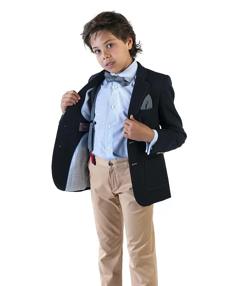 PANTALON CHINO SARGA LARGO (MARINO)