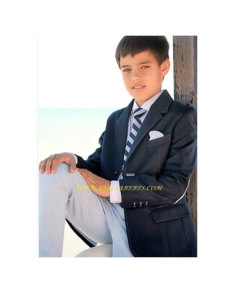 TRAJE CHAQUETA REGULAR FIT (AZUL TINTA)