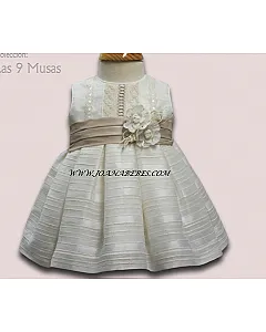 VESTIDO PIQUE CELESTE