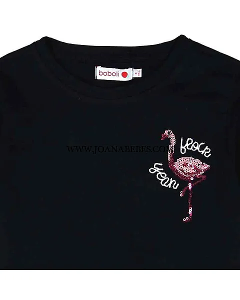 VESTIDO PUNTO FLAMÈ PLUMAS