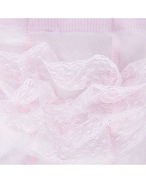 LEOTARDO CON VOLANTES ROSA