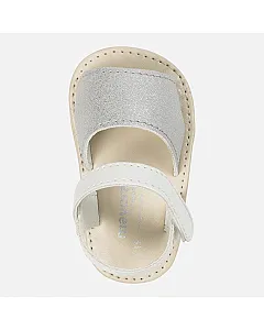 MERCEDITA POLIPIEL SATINADA BLANCA