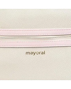 Bolso de bebé en polipiel con cremallera