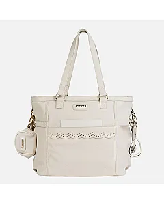 Bolso de bebé en polipiel con cremallera