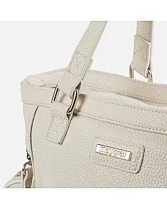 Bolso de bebé en polipiel con cremallera