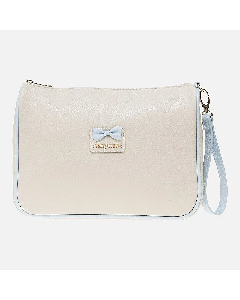 Bolso de bebé en polipiel con cremallera Bolso de bebé en polipiel con cremallera