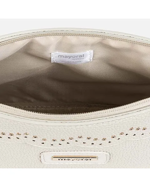 Bolso de bebé en polipiel con cremallera