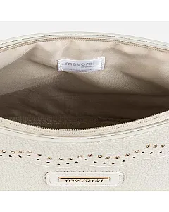 Bolso de bebé en polipiel con cremallera