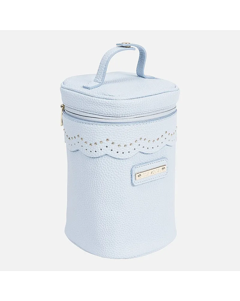 Bolso de bebé en polipiel con cremallera