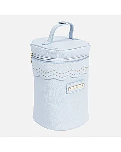 Bolso de bebé en polipiel con cremallera