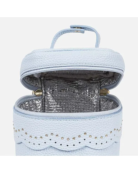 Bolso de bebé en polipiel con cremallera