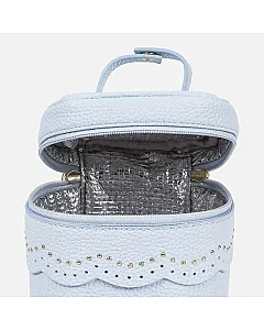 Bolso de bebé en polipiel con cremallera