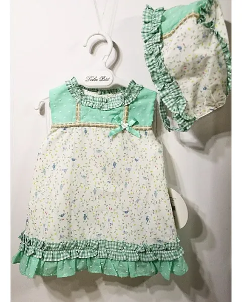 VESTIDO BRAGUITA Y GORRO