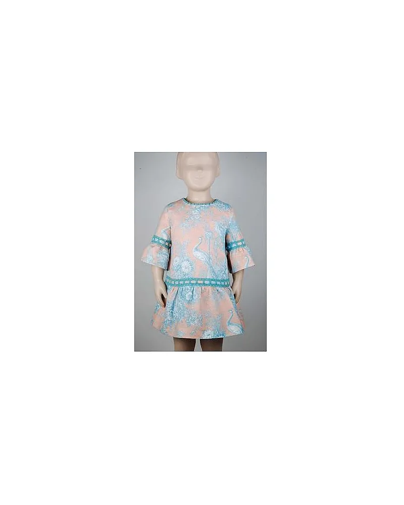 JOSE VARON VESTIDO PAVO REAL