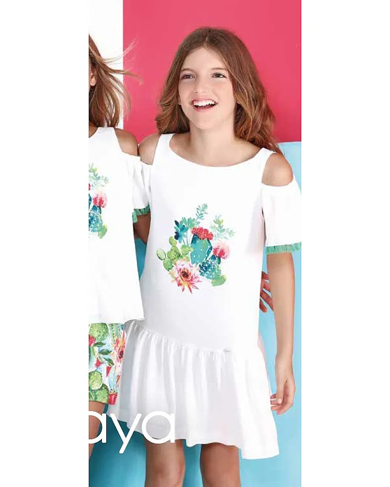 VESTIDO TRESCHIC BLANCO