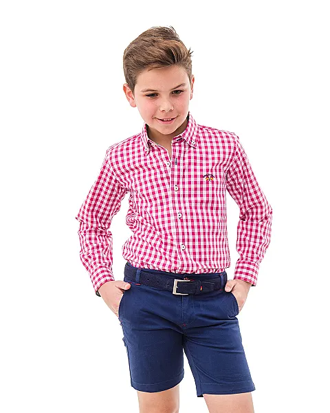 CM CUELLO BOTON POPELIN