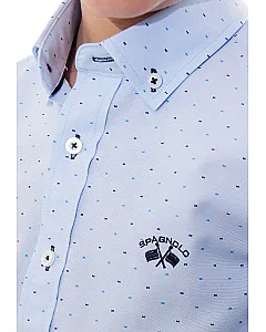 CM CUELLO BOTON BASICA POPELIN