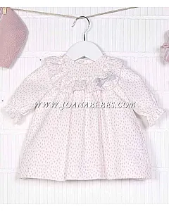 AMAYA VESTIDO BEBE CANASTILLA EMPOLVADOS