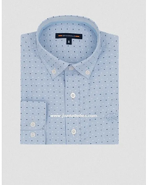  CAMISA CUELLO BOTON OXFORD ESTAMPADO 4525 C/000712