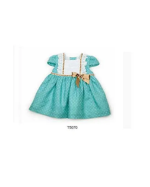 ROCHY VESTIDO MOTITAS VERDE MAR