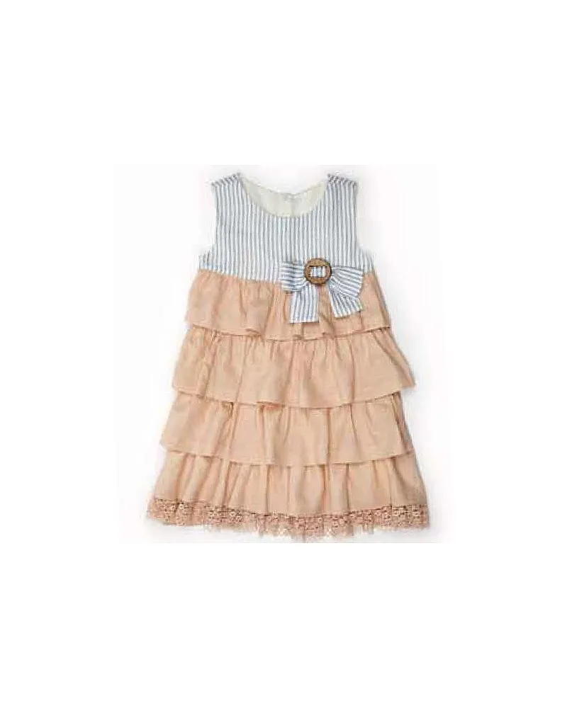 IRPA VESTIDO VOLANTES NUDE