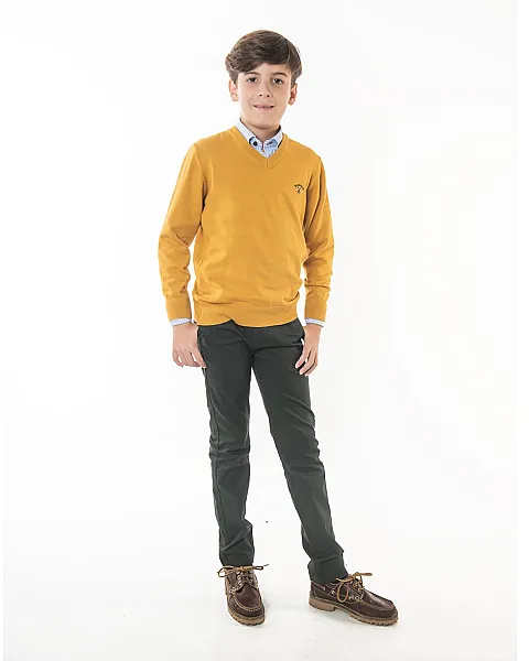 SPAGNOLO JERSEY CUELLO PICO