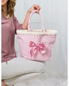 JUEGO PARA CAPAZO DE BUGABO 4 PIEZAS ROSA