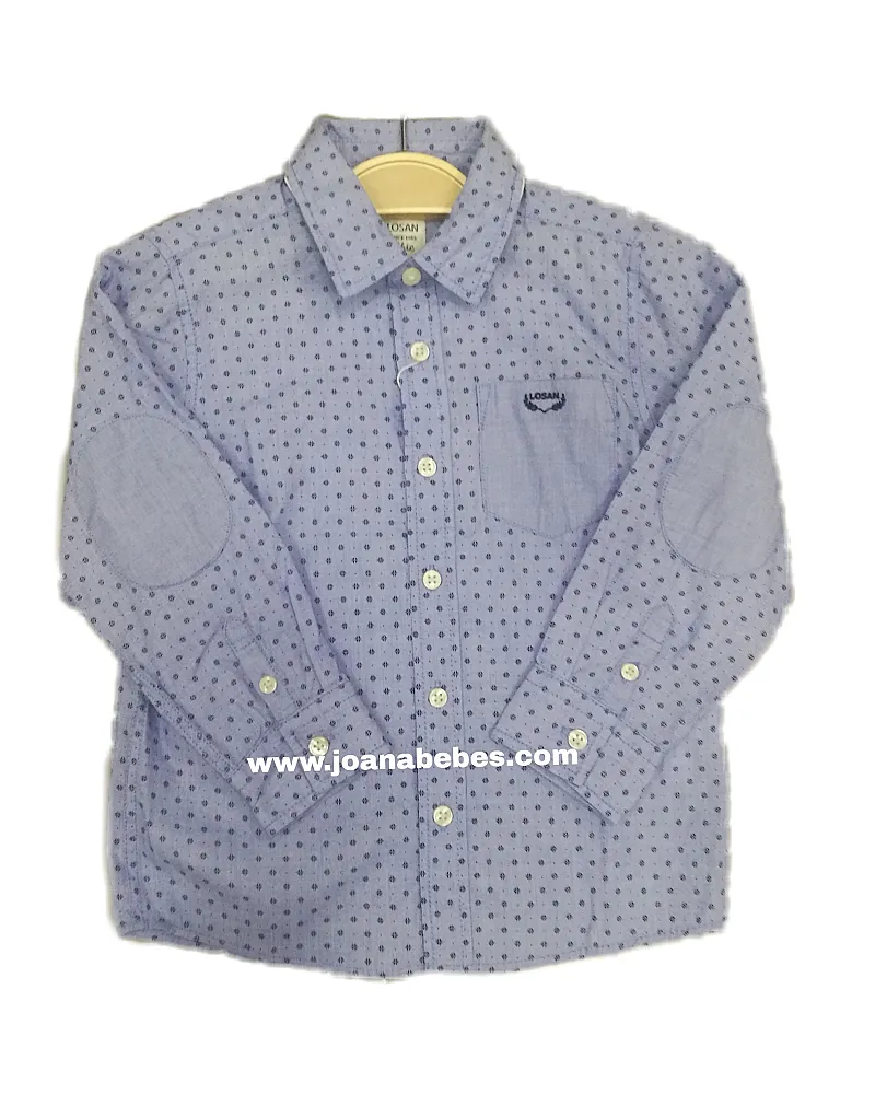 losan camisa estampada niño 725-3792 moda infantil online