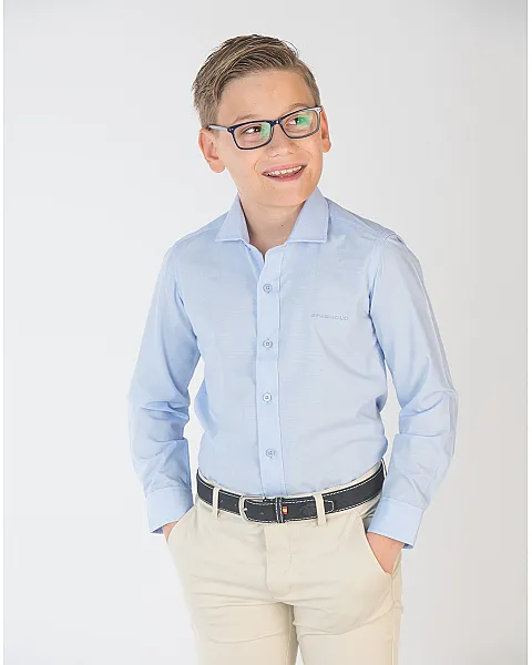 spagnolo camisa cleeste cutaway fila fil colr 060 moda infantil comprar online