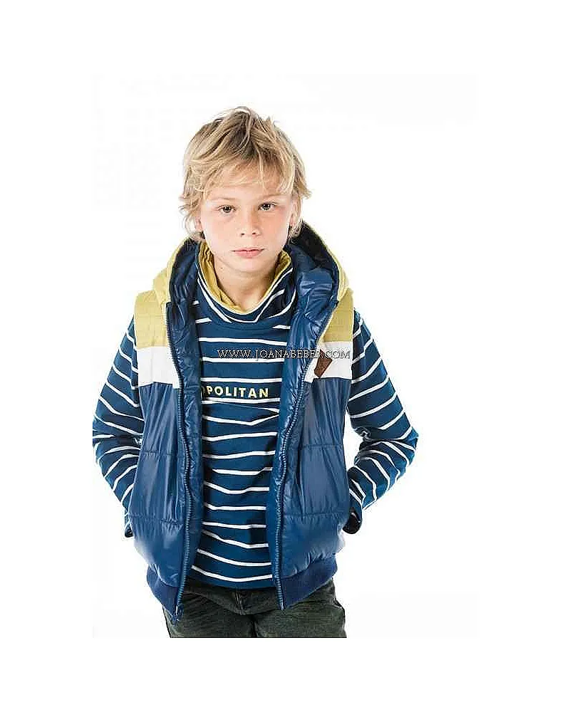 BOBOLI CAMISETA PUNTO LISO LISTADO 506089