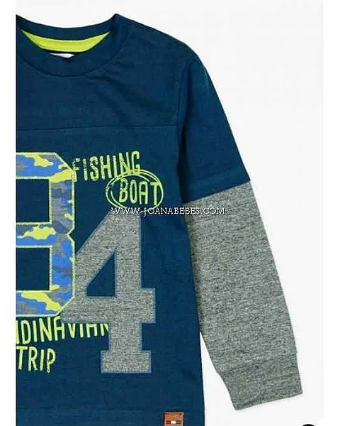 BOBOLI CAMISETA PUNTO LISO NAVY 506078